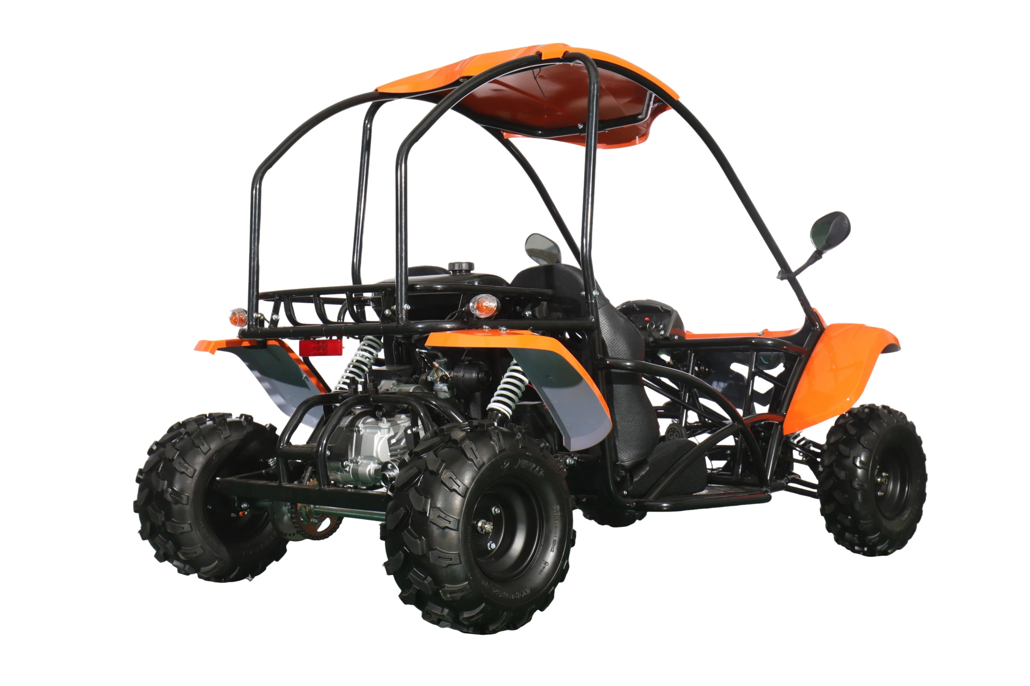 X-PRO Talon 125cc Go Kart with 3-Speed Semi-Automatic Transmission w/Reverse, LED Headlights, Big 18" Wheels! Hardtop Roof! - Image 20