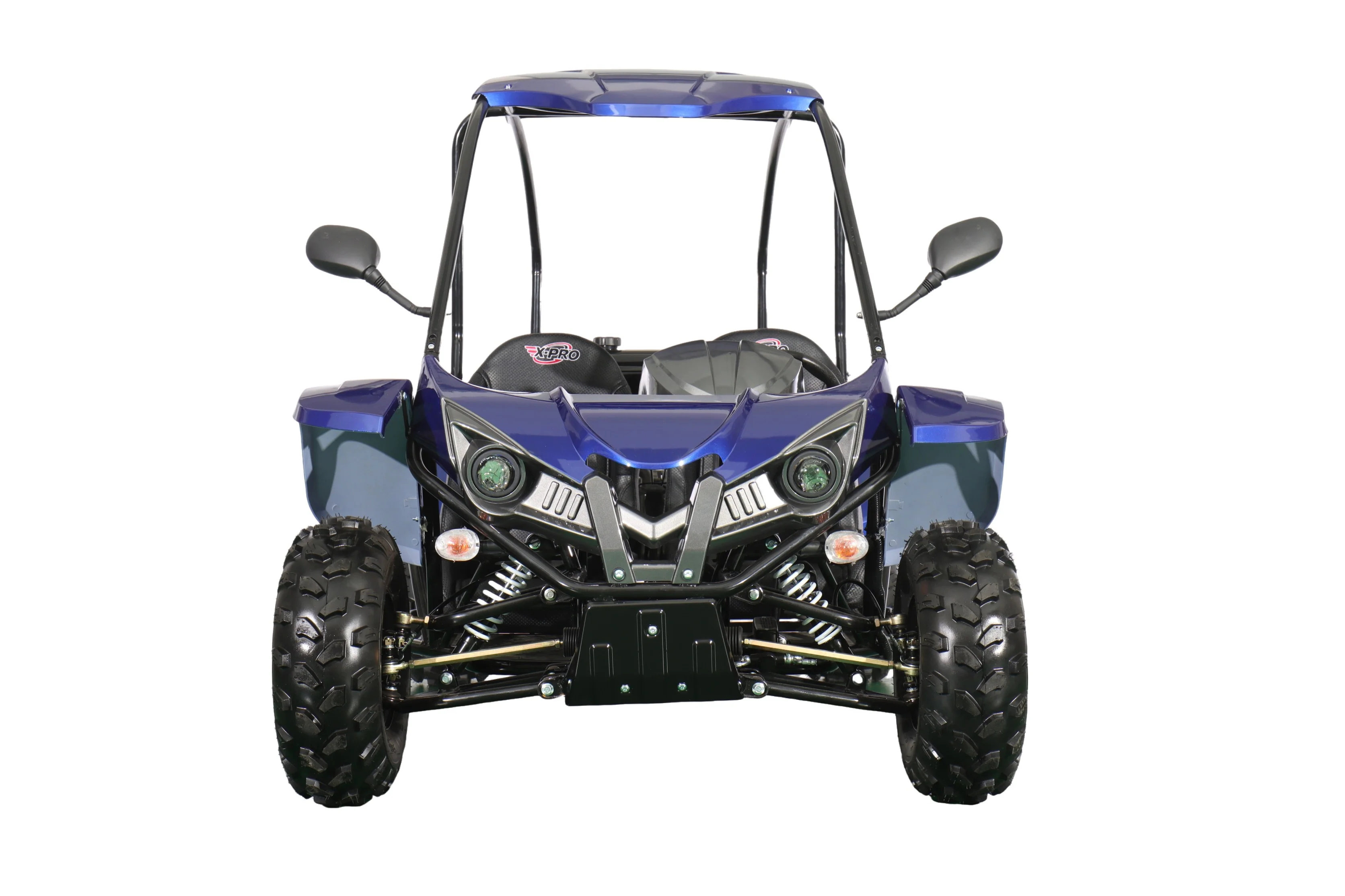X-PRO Talon 125cc Go Kart with 3-Speed Semi-Automatic Transmission w/Reverse, LED Headlights, Big 18" Wheels! Hardtop Roof! - Image 26