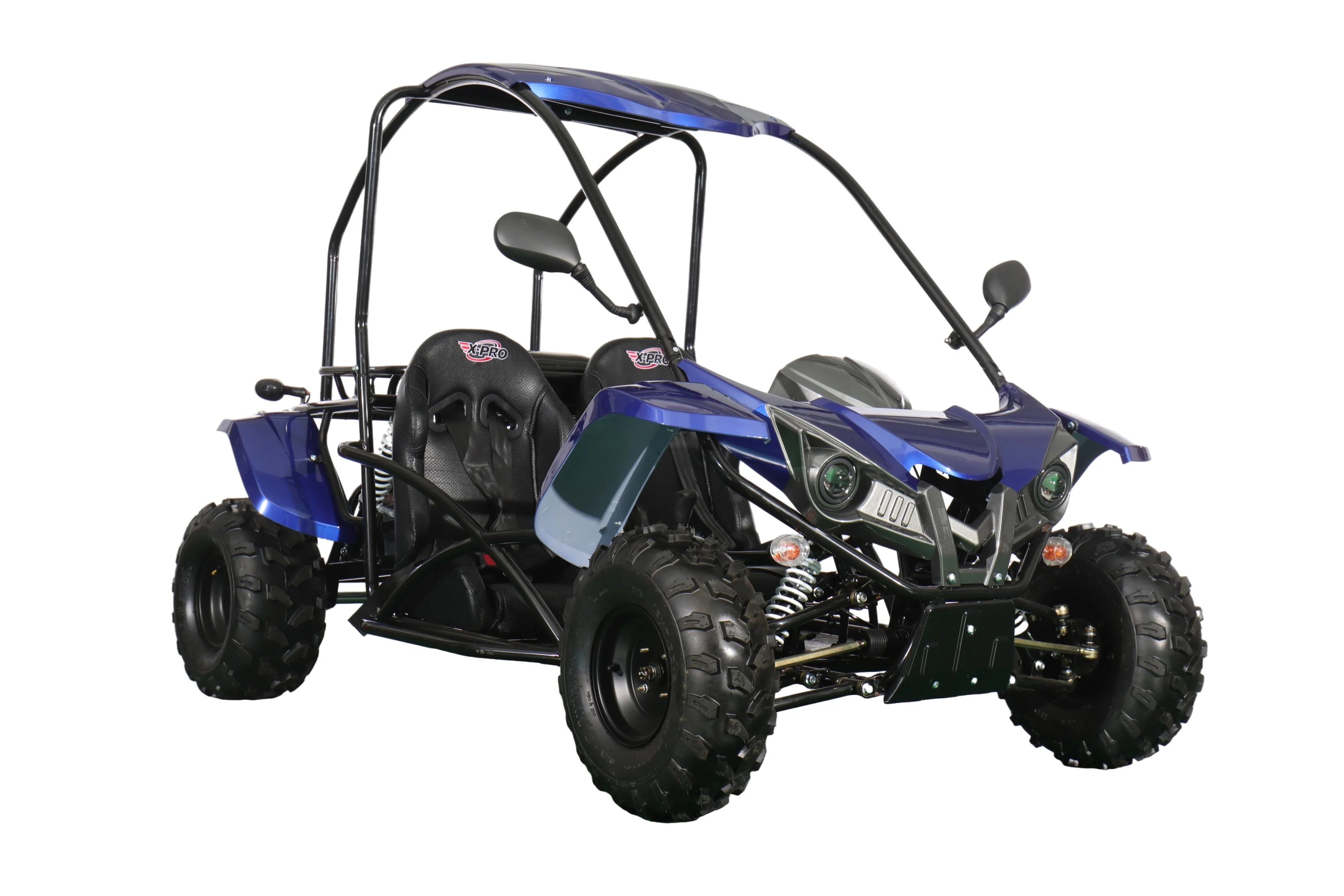 X-PRO Talon 125cc Go Kart with 3-Speed Semi-Automatic Transmission w/Reverse, LED Headlights, Big 18" Wheels! Hardtop Roof! - Image 27