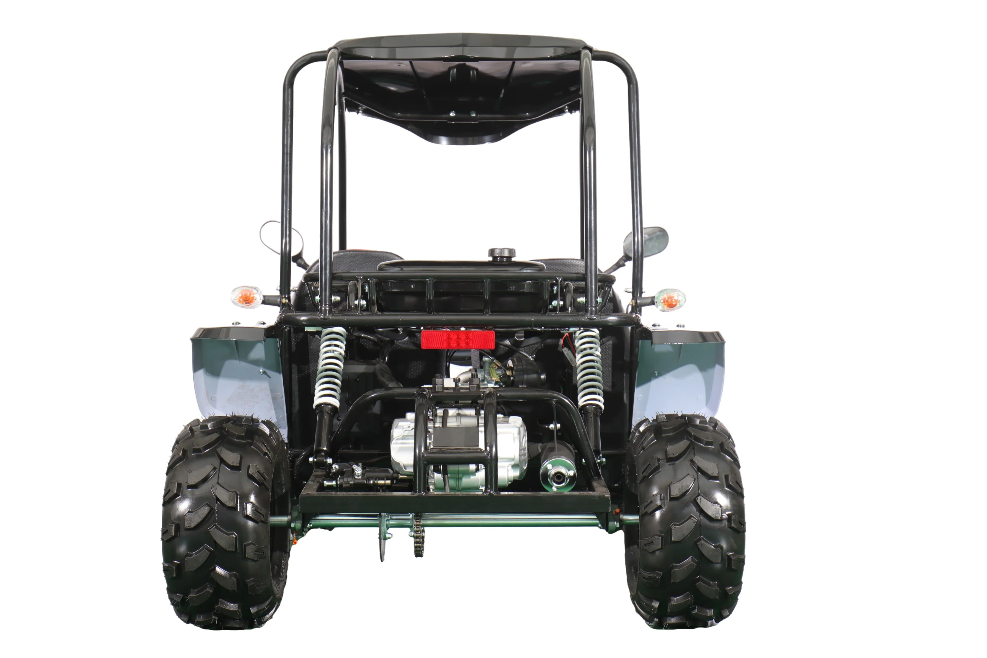 X-PRO Talon 125cc Go Kart with 3-Speed Semi-Automatic Transmission w/Reverse, LED Headlights, Big 18" Wheels! Hardtop Roof! - Image 6