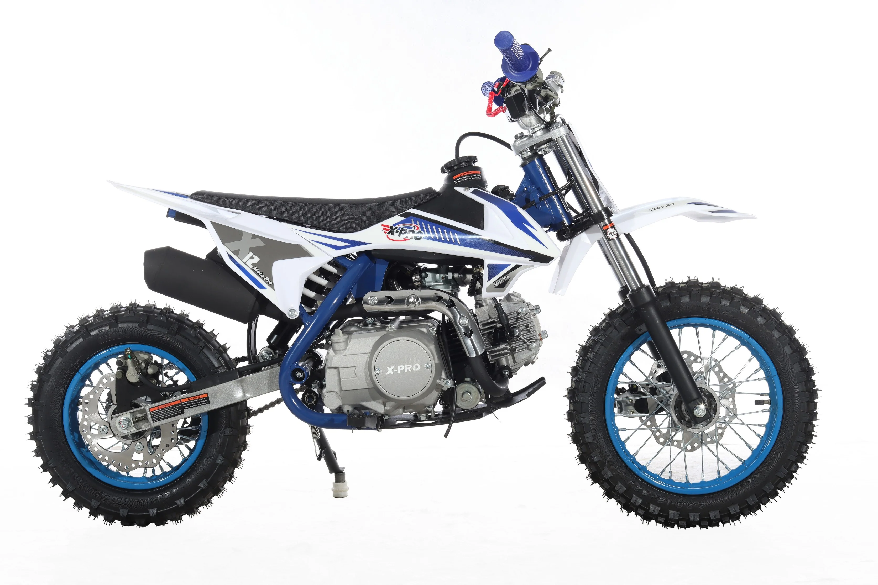 Free Shipping! X-PRO X12 110cc Dirt Bike with Automatic Transmission, Electric Start, 12in/10in Wheels! - Image 12