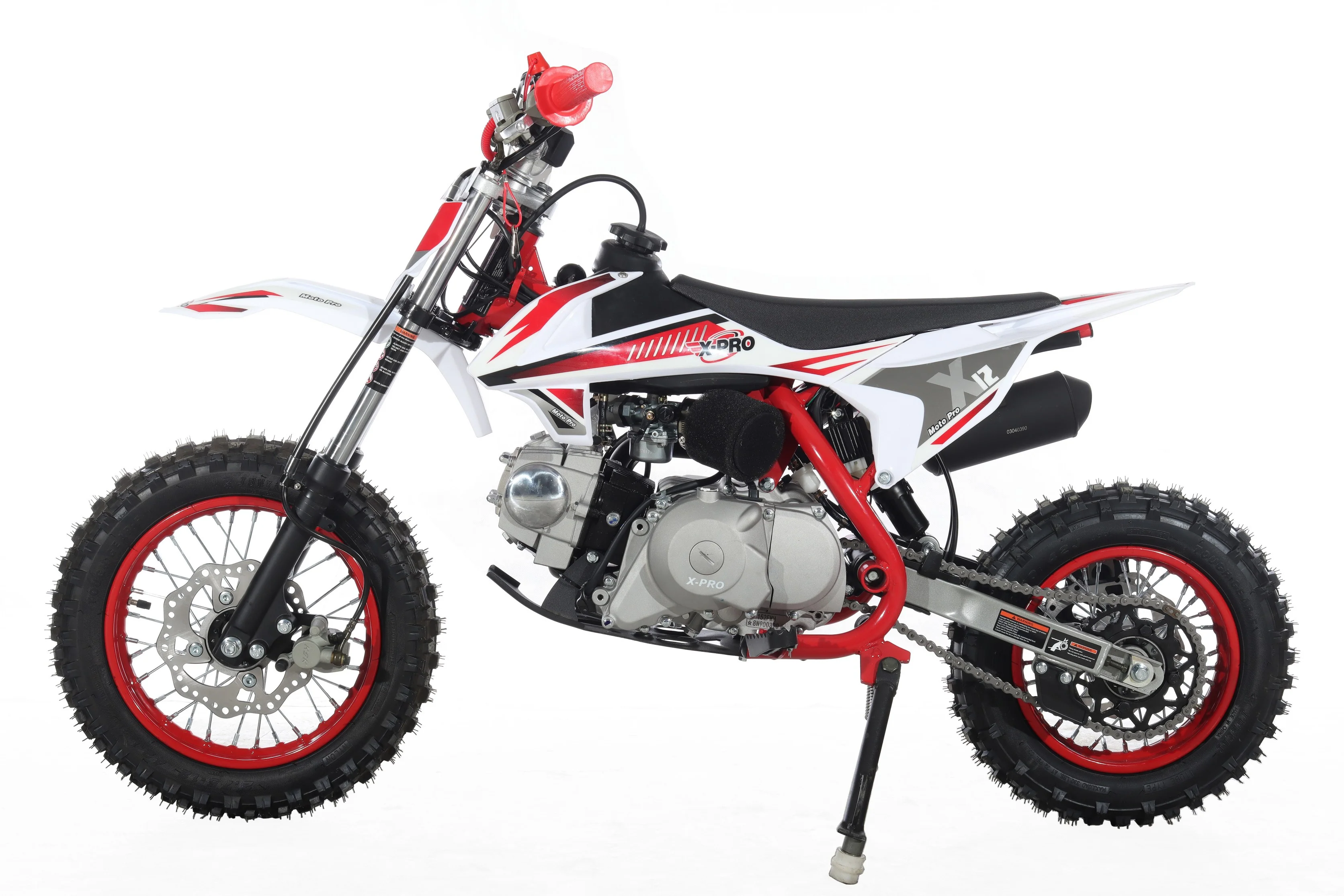 Free Shipping! X-PRO X12 110cc Dirt Bike with Automatic Transmission, Electric Start, 12in/10in Wheels! - Image 32