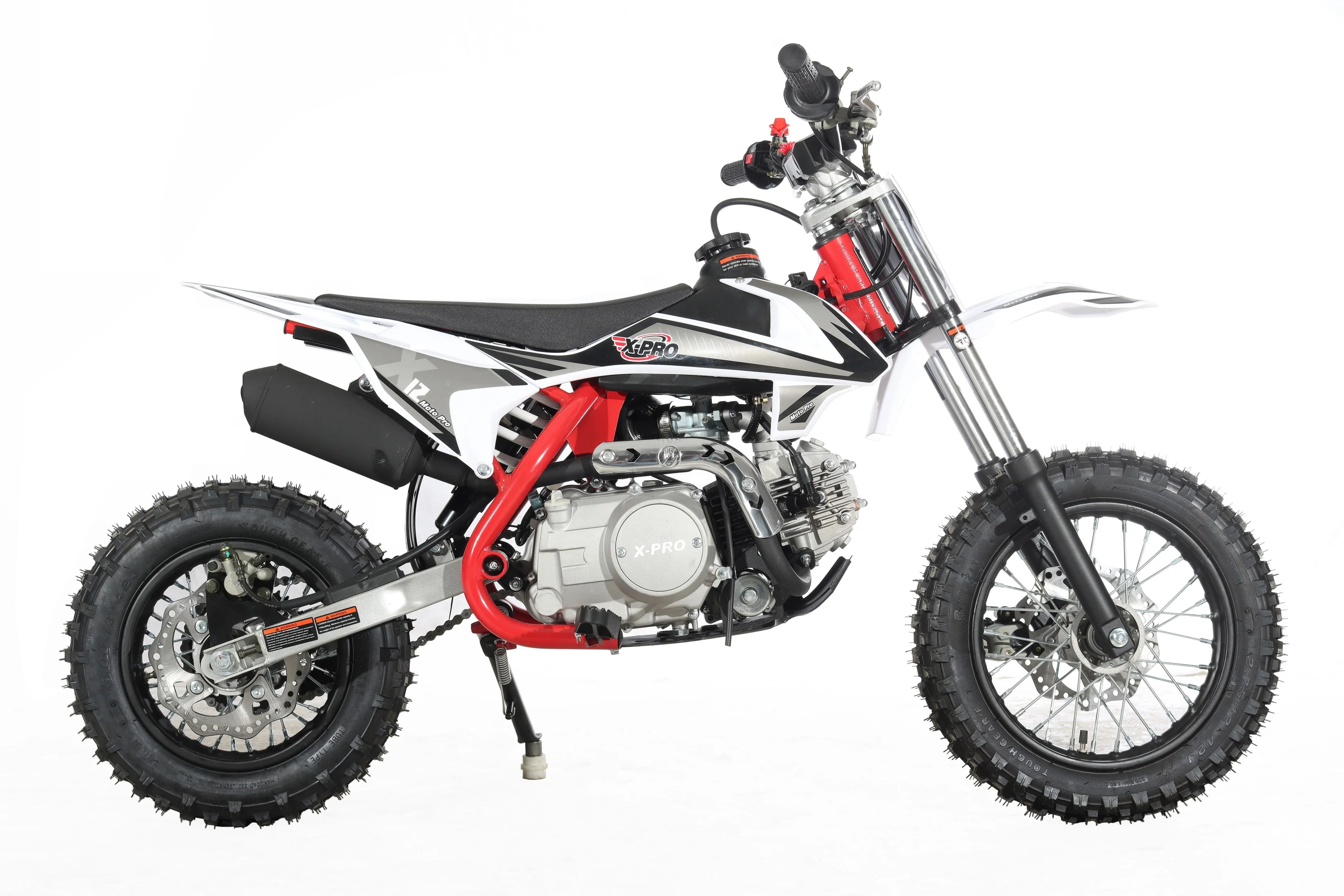 Free Shipping! X-PRO X12 110cc Dirt Bike with Automatic Transmission, Electric Start, 12in/10in Wheels! - Image 4