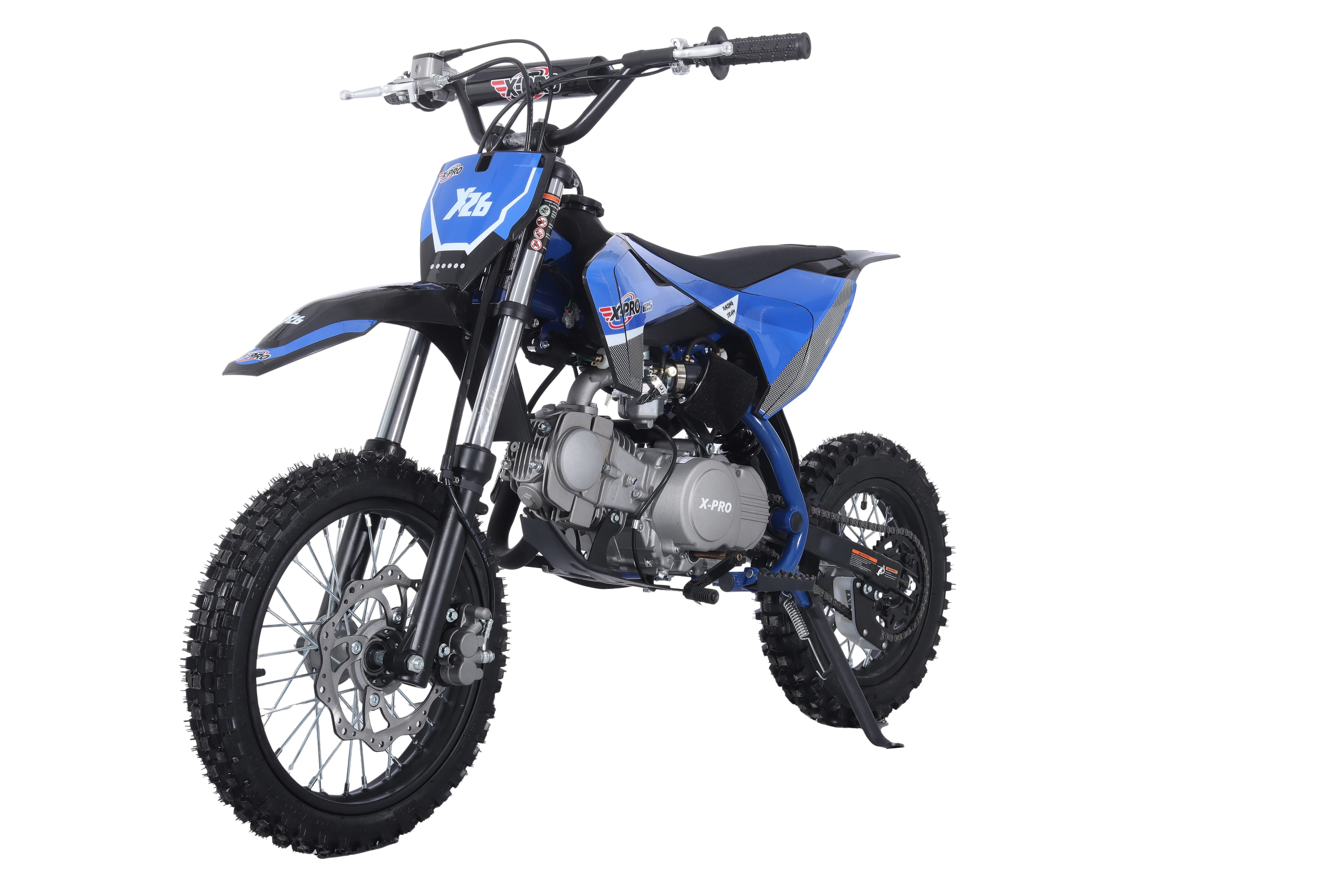 Free Shipping! X-PRO X26 125cc Dirt Bike with 4-Speed Manual Transmission, Kick Start, Big 14in/12in Tires! Zongshen Brand Engine! - Image 12