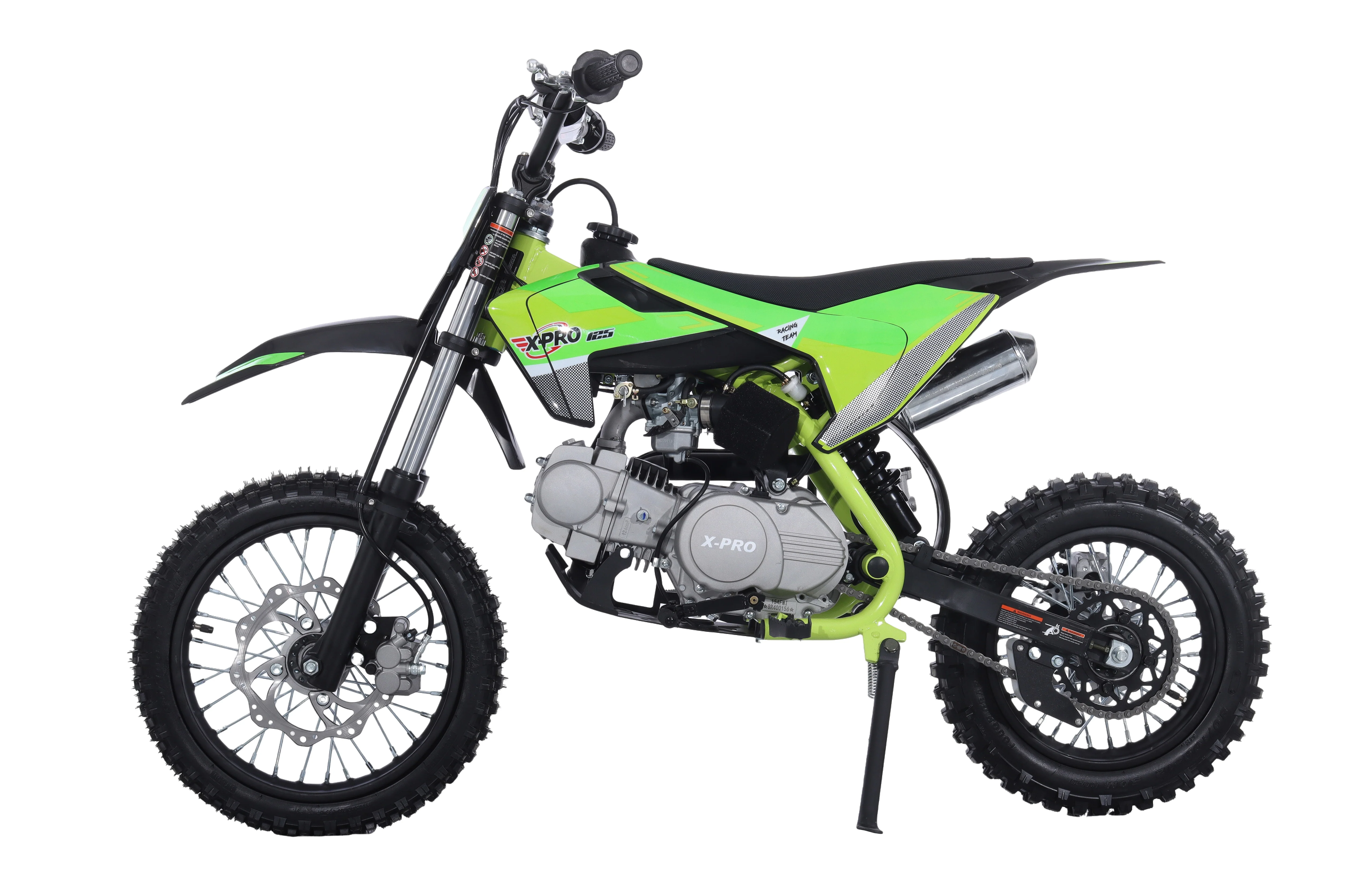 Free Shipping! X-PRO X26 125cc Dirt Bike with 4-Speed Manual Transmission, Kick Start, Big 14in/12in Tires! Zongshen Brand Engine! - Image 24