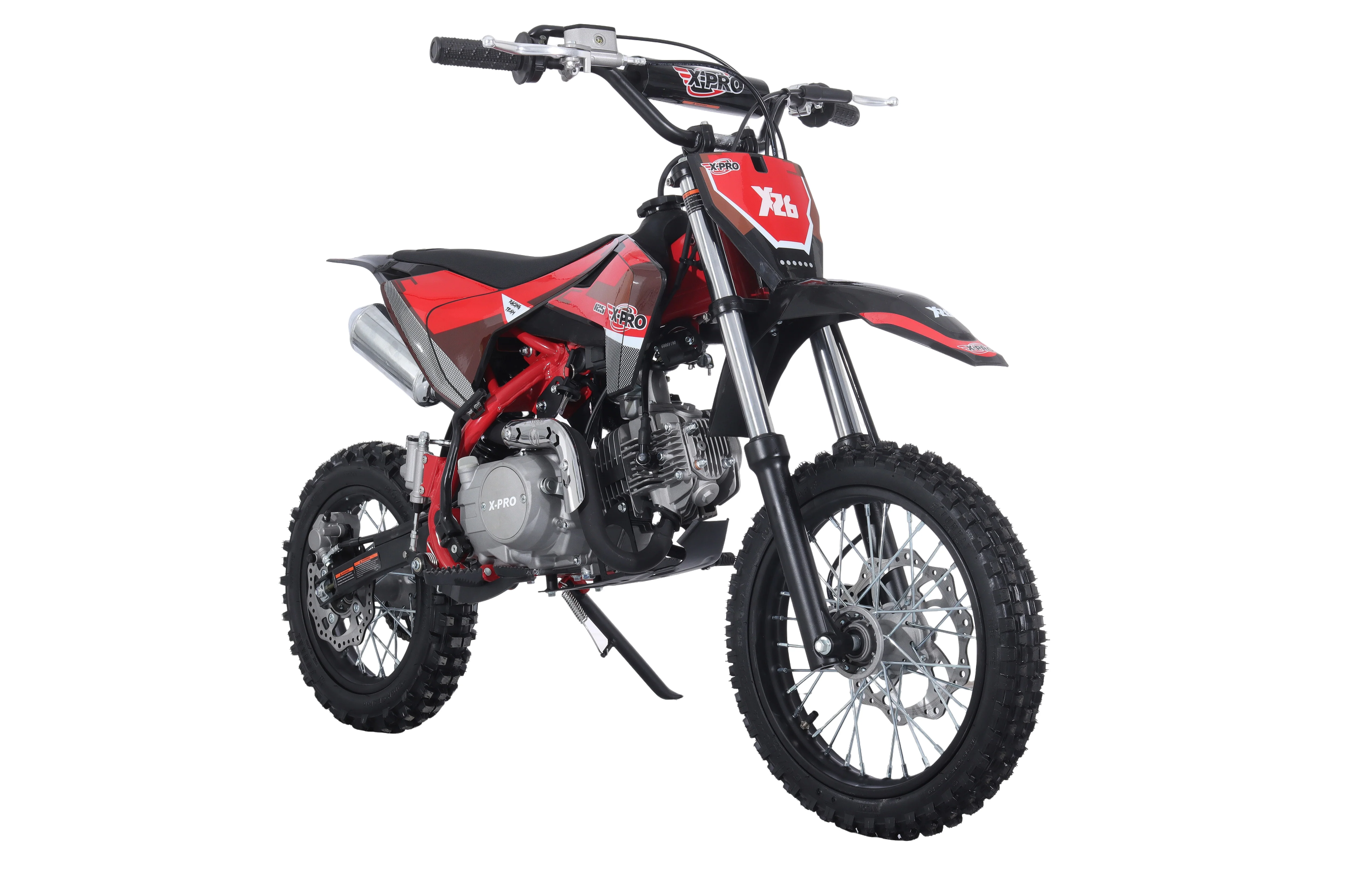 Free Shipping! X-PRO X26 125cc Dirt Bike with 4-Speed Manual Transmission, Kick Start, Big 14in/12in Tires! Zongshen Brand Engine! - Image 28