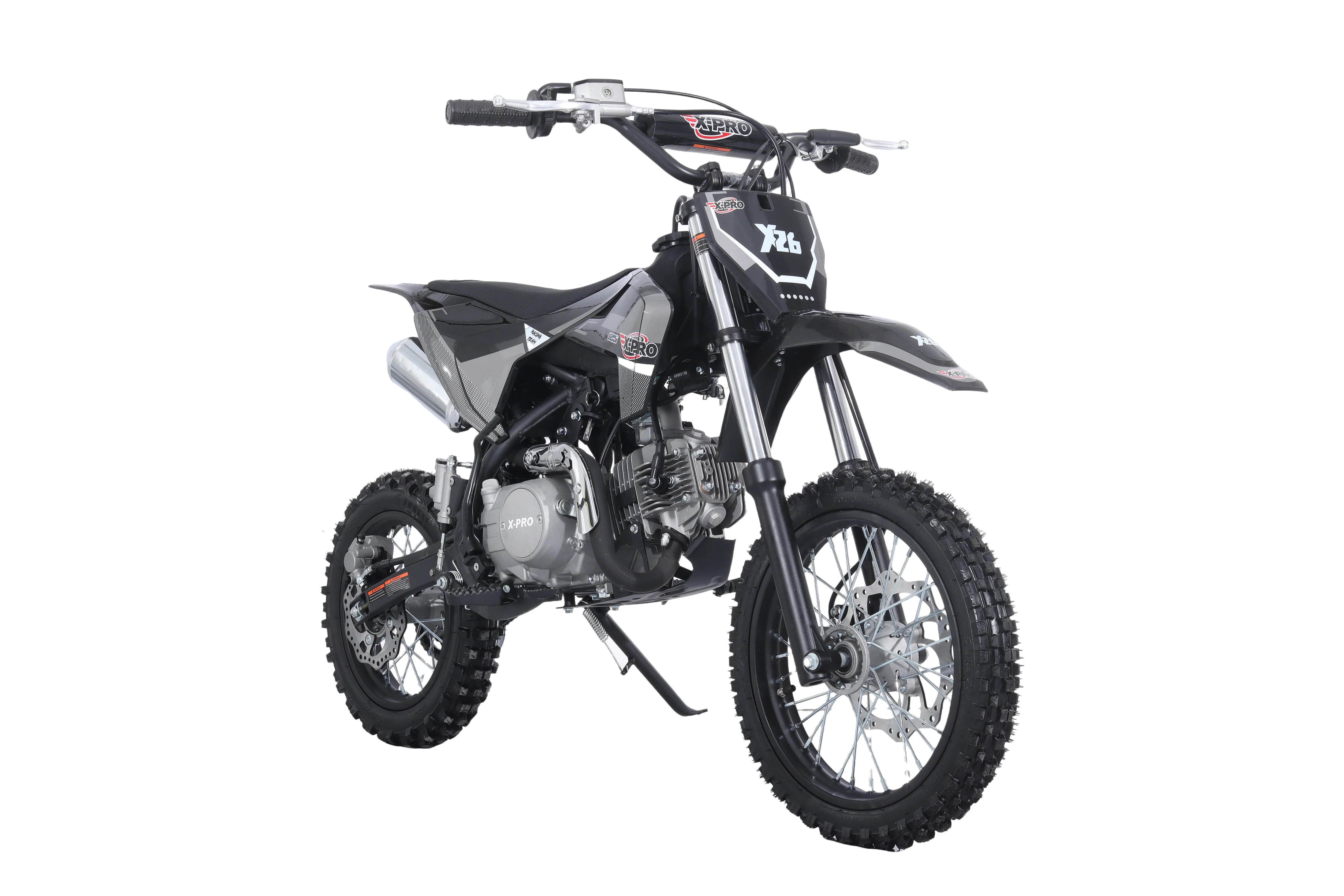 Free Shipping! X-PRO X26 125cc Dirt Bike with 4-Speed Manual Transmission, Kick Start, Big 14in/12in Tires! Zongshen Brand Engine! - Image 3