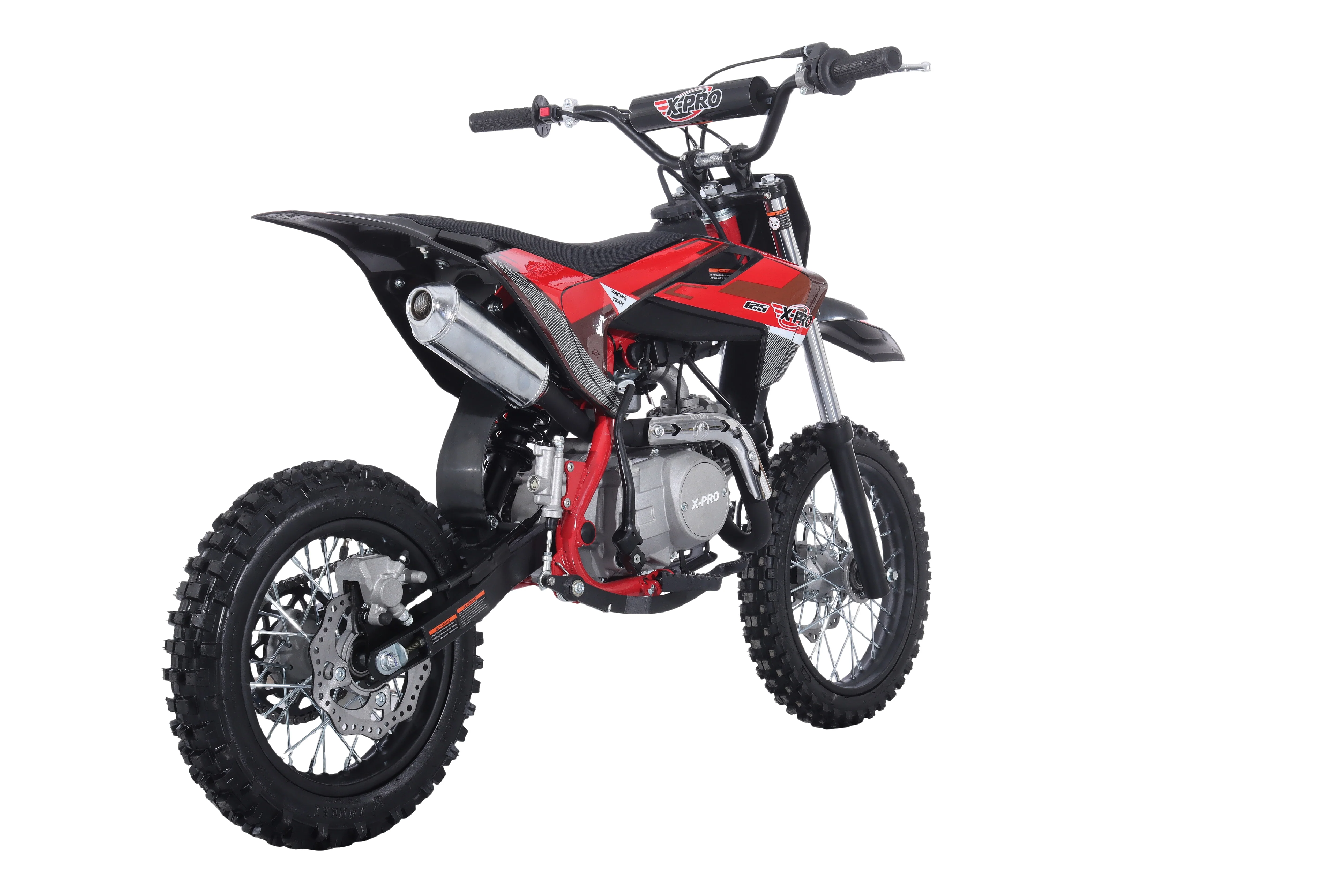 Free Shipping! X-PRO X26 125cc Dirt Bike with 4-Speed Manual Transmission, Kick Start, Big 14in/12in Tires! Zongshen Brand Engine! - Image 30