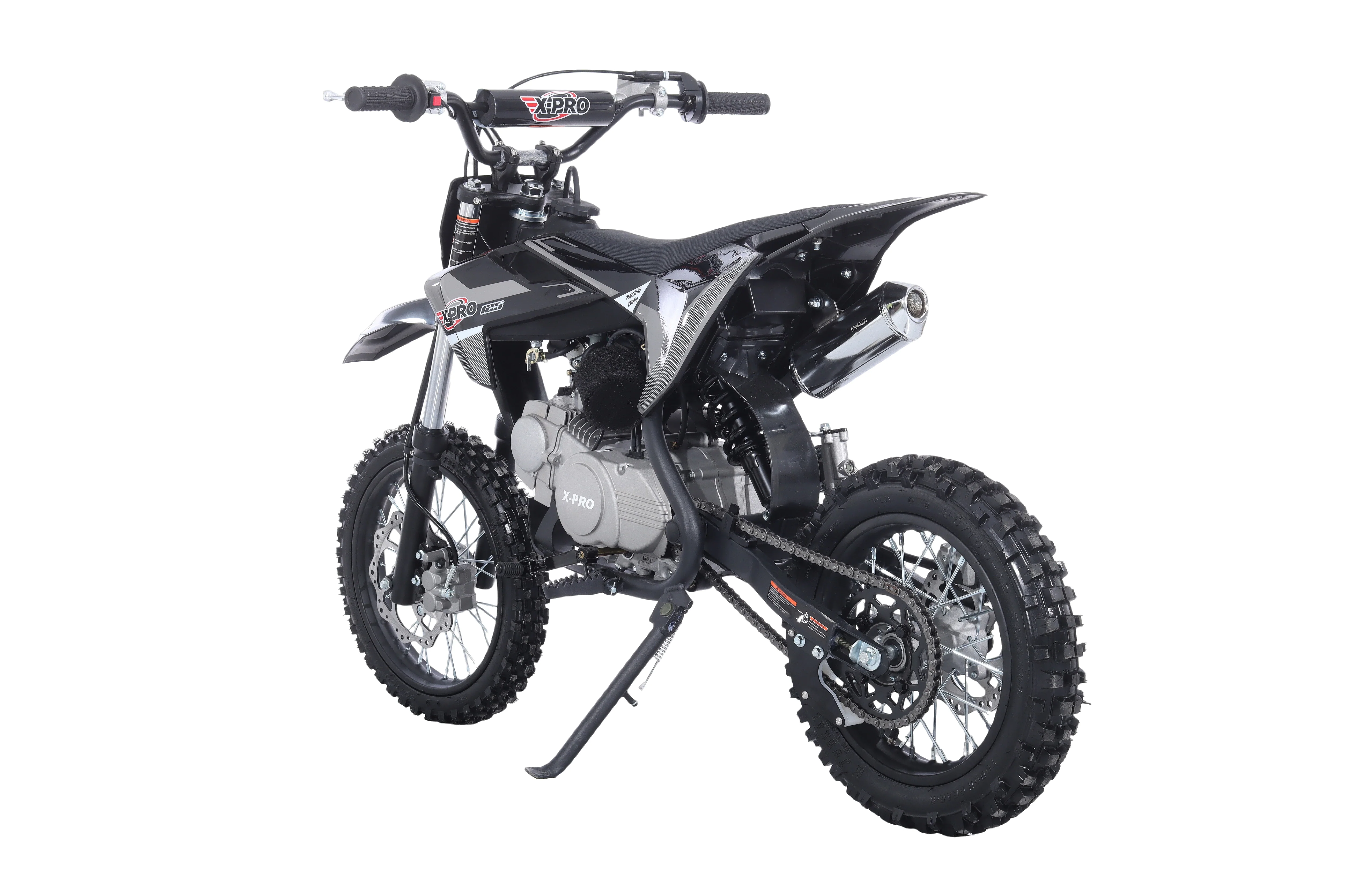 Free Shipping! X-PRO X26 125cc Dirt Bike with 4-Speed Manual Transmission, Kick Start, Big 14in/12in Tires! Zongshen Brand Engine! - Image 7