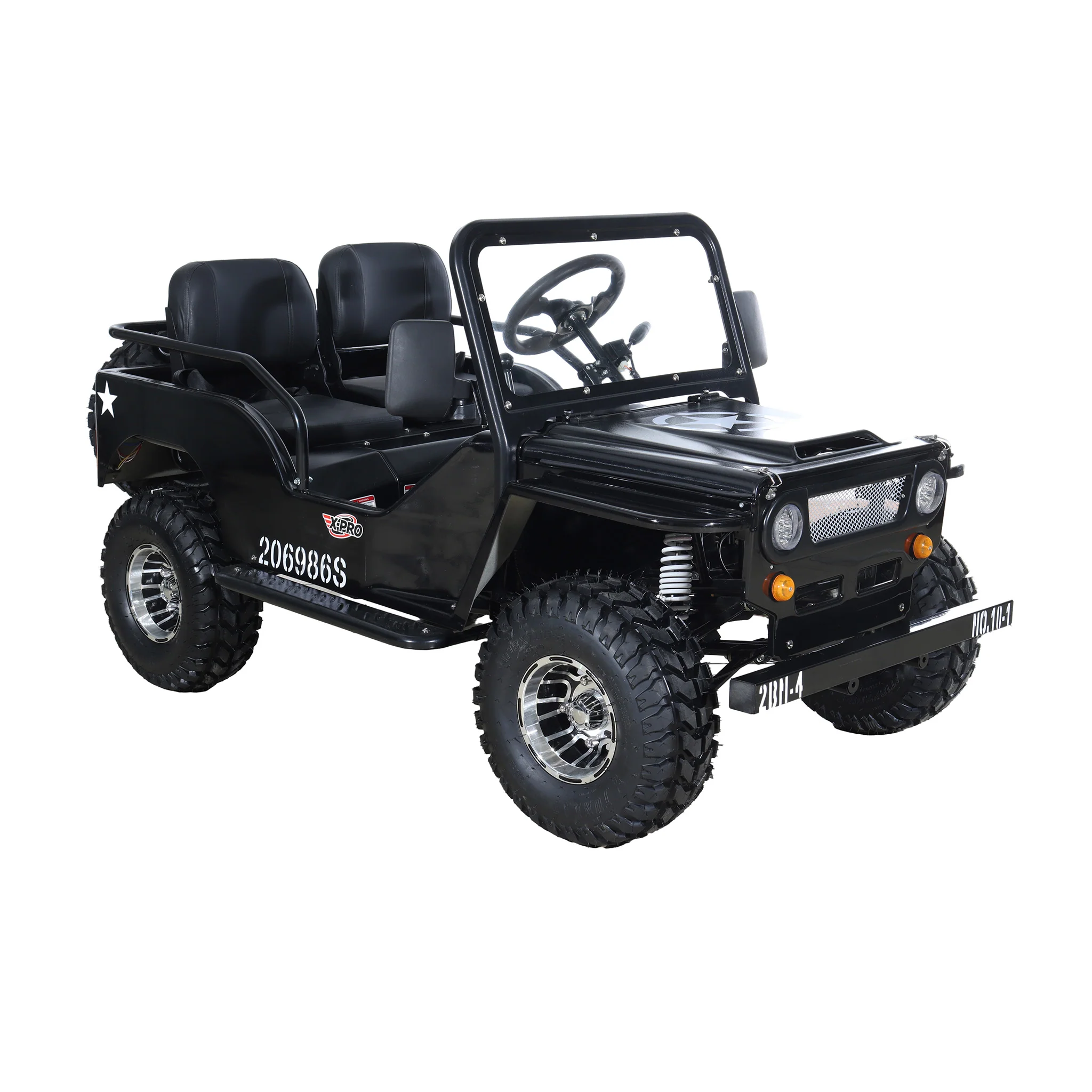Free shipping! X-PRO Ranger 125 Mini Jeep Go Kart — 125cc Zongshen Engine, 3-Speed Semi-Auto with Reverse - Image 13