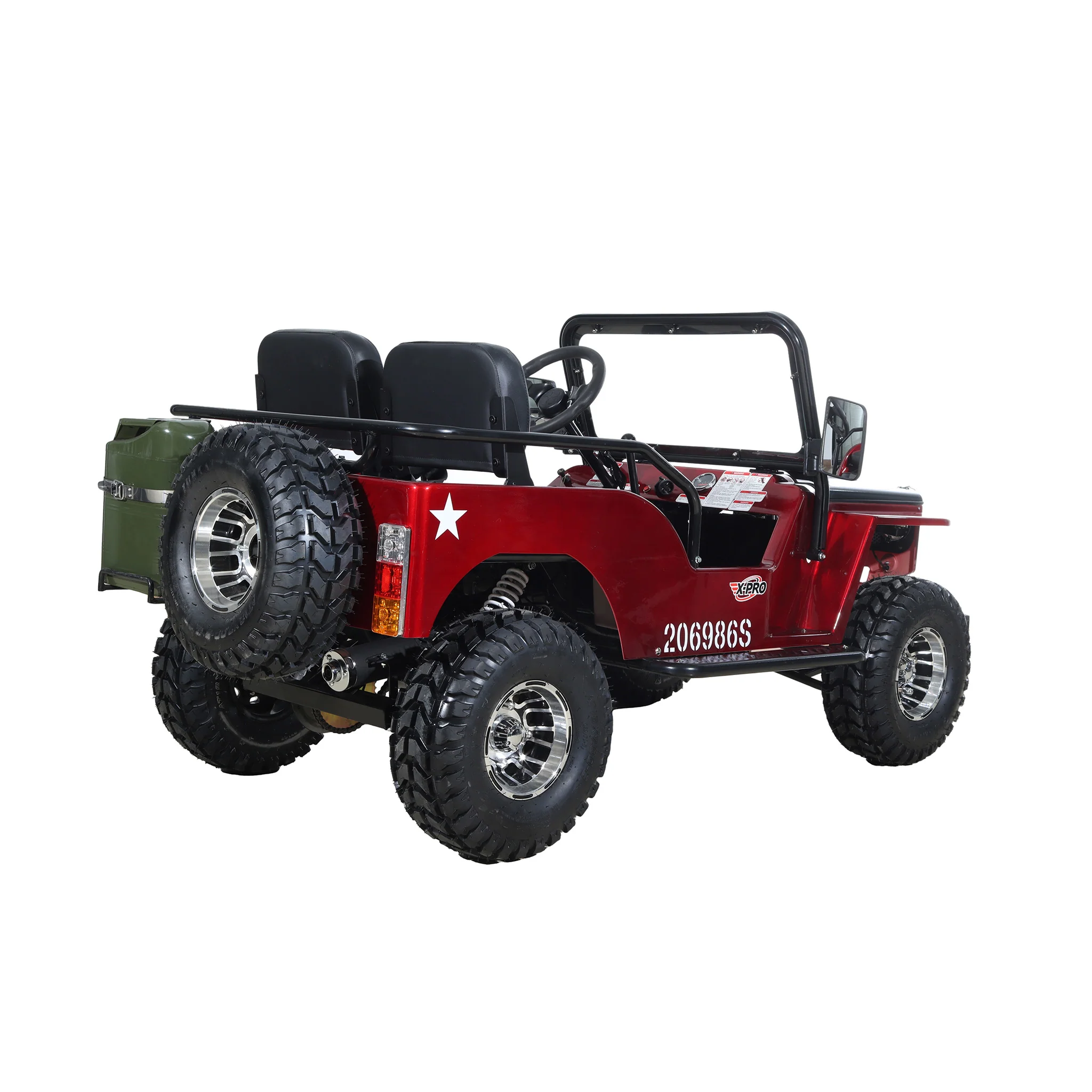 Free shipping! X-PRO Ranger 125 Mini Jeep Go Kart — 125cc Zongshen Engine, 3-Speed Semi-Auto with Reverse - Image 17